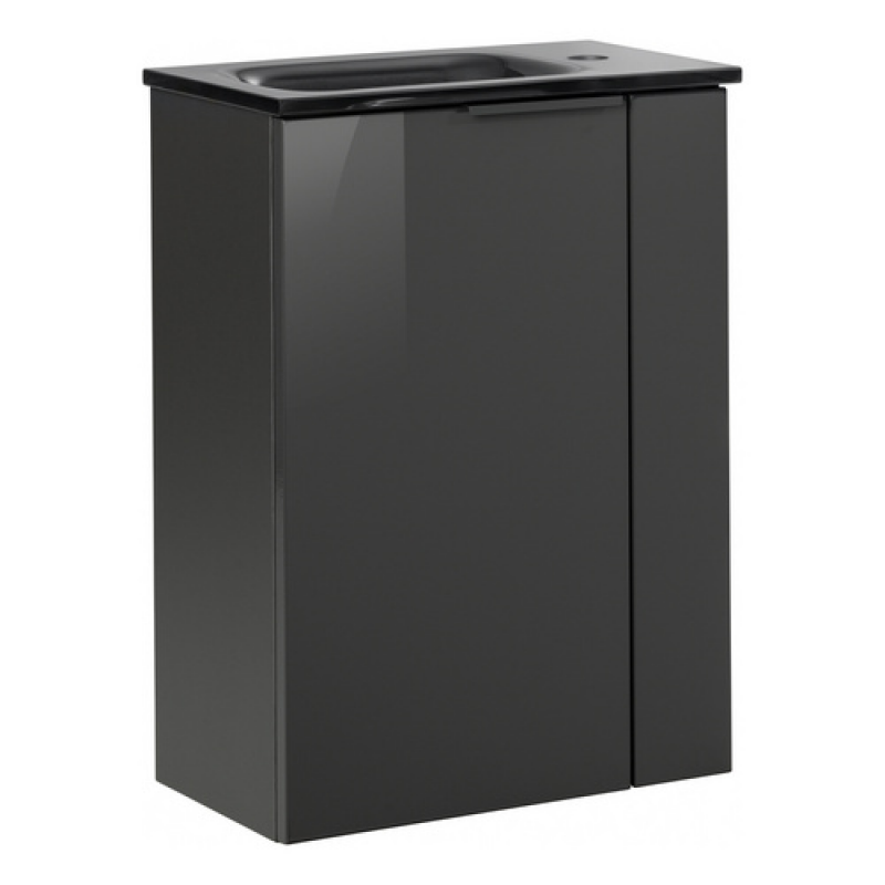 FACKELMANN Waschbeckenunterschrank »SBC Gäste Bad«, Anthrazit, BxHxT: 44 x 60 x 24,3 cm - grau – Bild 1 von 4