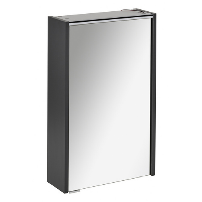 FACKELMANN Spiegelschrank »DENVER«, BxHxT: 41,7 x 68,3 x 16 cm, 6000 K, neutralweiß, 5W - grau – Bild 1 von 3