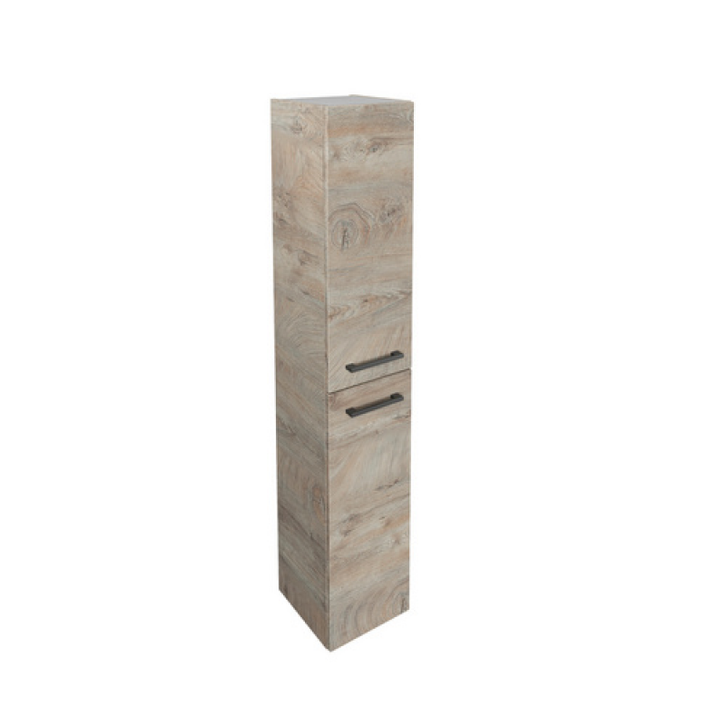 FACKELMANN Hochschrank »Oxford«, Nature-Oak, 2 Türen, BxHxT: 30 x 162 x 31,8 cm - braun – Bild 1 von 4