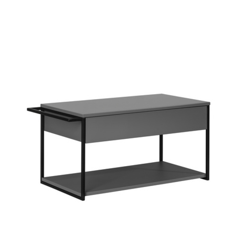 FACKELMANN Waschtischunterschrank »New York«, 1 Schublade, BxHxT: 87,2 x 44,1 x 47,5 cm - grau – Bild 1 von 2