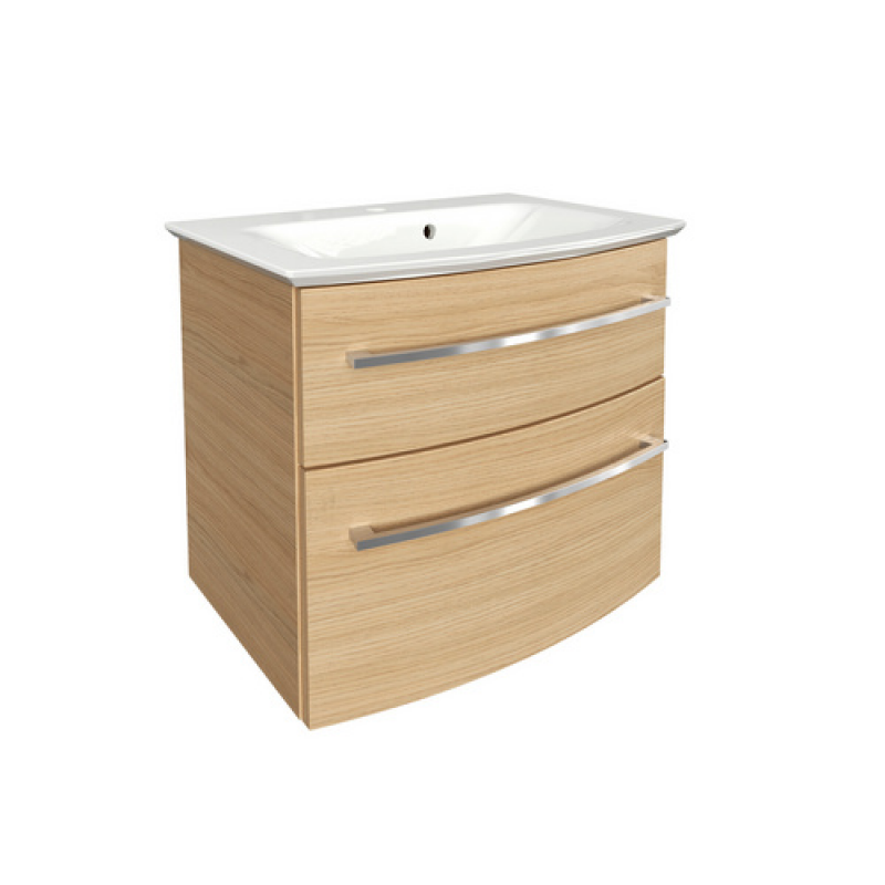FACKELMANN Badmöbel-Set »B.style«, Sandeiche, 2-teilig, BxHxT: 63,2 x 54,3 x 46 cm - braun – Bild 1 von 3
