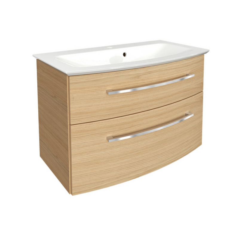 FACKELMANN Badmöbel-Set »B.style«, Sandeiche, 2-teilig, BxHxT: 83,2 x 54,3 x 47,8 cm - braun – Bild 1 von 5