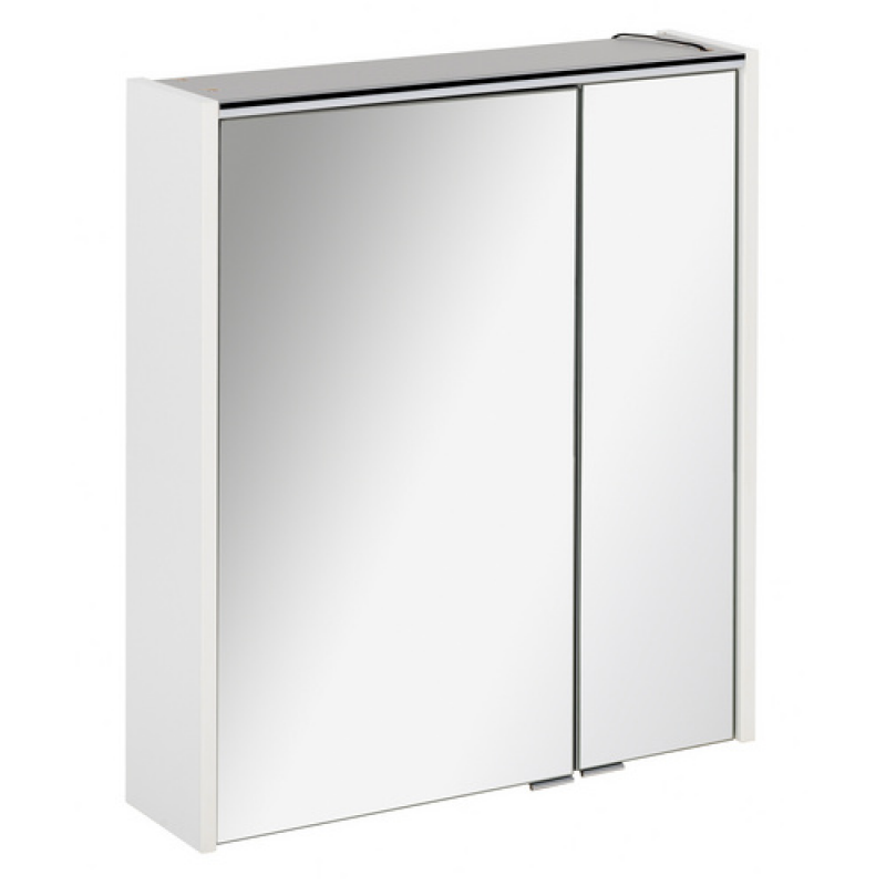 FACKELMANN Spiegelschrank »DENVER«, BxHxT: 60 x 68,3 x 16 cm, 6000 K, neutralweiß, 5.5W - grau – Bild 1 von 4