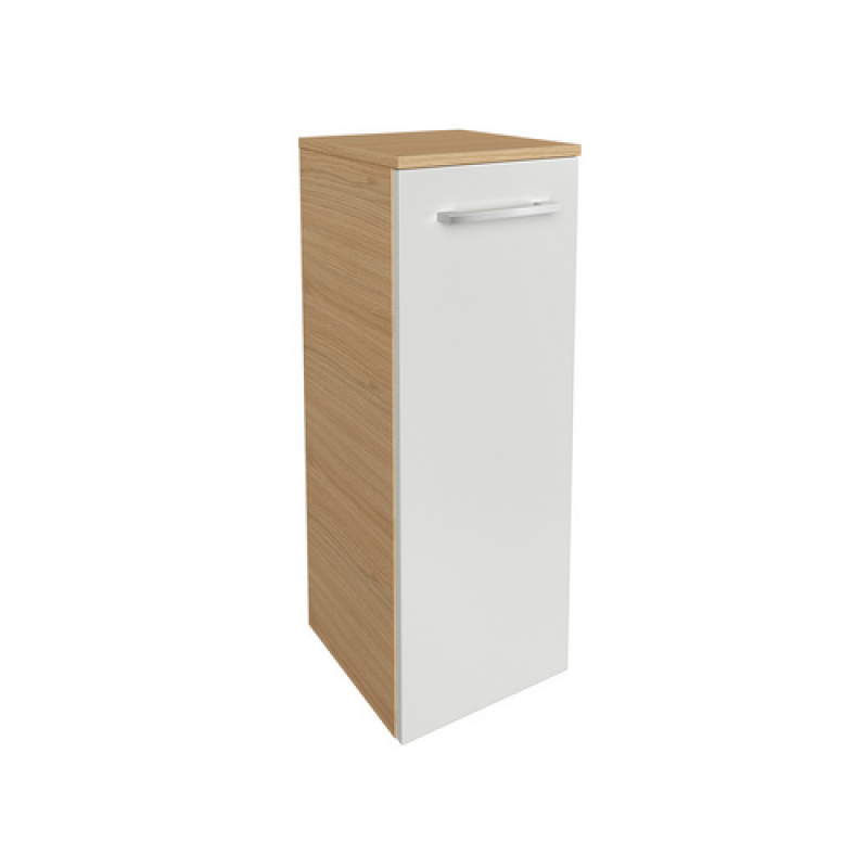 FACKELMANN Midischrank »B.style«, links, Sandeiche/weiss, 1 Tür, BxHxT: 30,2 x 82,6 x 32 cm – Bild 1 von 3