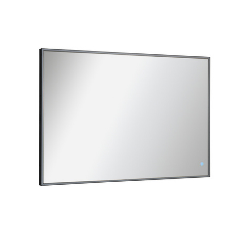 FACKELMANN Spiegelelement »New York«, beleuchtet, eckig, schwarz, BxHxT: 100 x 60 x 3,5 cm - grau – Bild 1 von 5