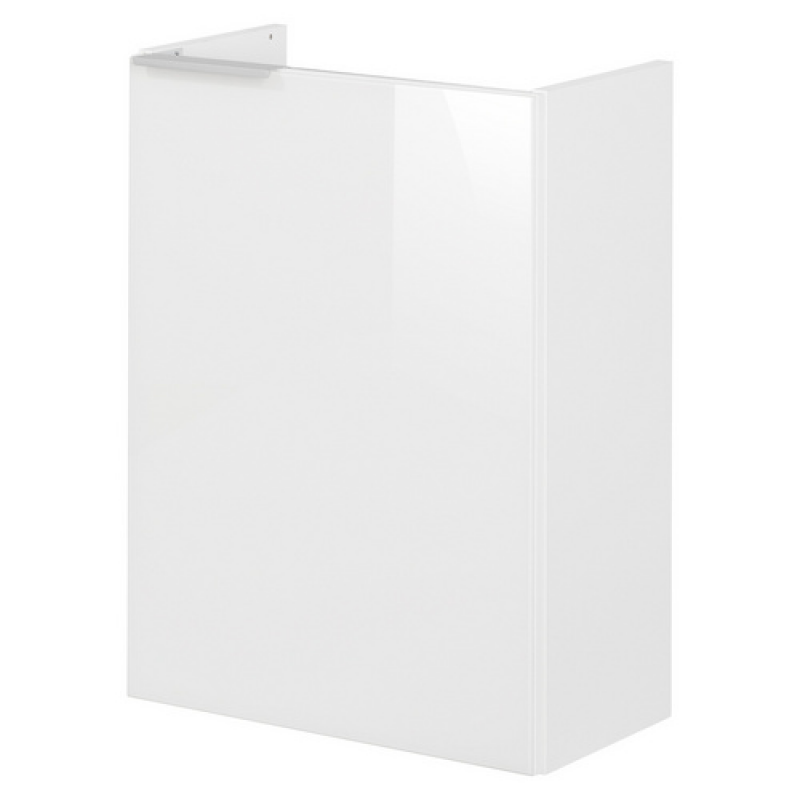 FACKELMANN Waschbeckenunterschrank »SBC Gäste Bad«, rechts, lackiertes Glas, weiss, BxHxT: 44 x 60 x 24,3 cm – Bild 1 von 3