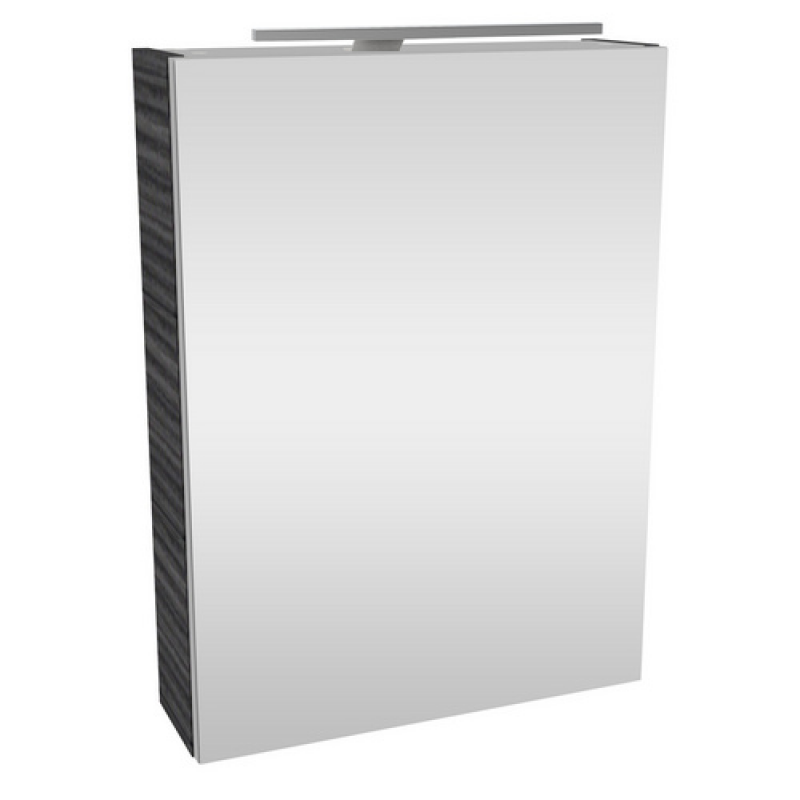 FACKELMANN Spiegelschrank »SBC Gäste Bad«, Dark-Oak, BxHxT: 50 x 68 x 15,3 cm - grau – Bild 1 von 4
