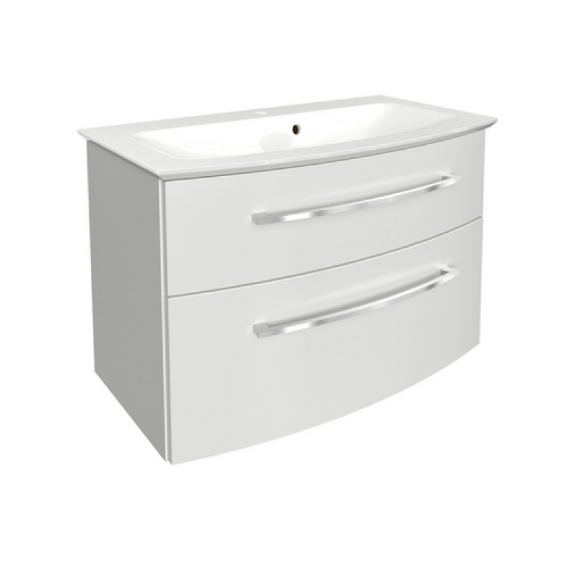 FACKELMANN Badmöbel-Set »B.style«, Weiss, 2-teilig, BxHxT: 83,2 x 54,3 x 47,8 cm – Bild 1 von 3