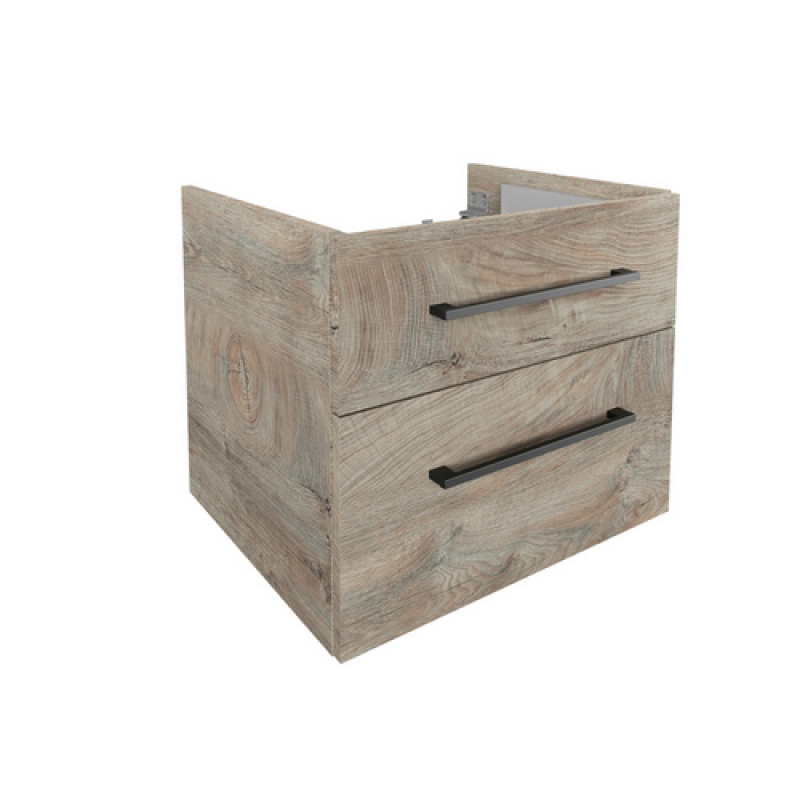 FACKELMANN Waschtischunterschrank »Oxford«, Nature-Oak, 2 Schubladen, BxHxT: 60 x 50,9 x 48,8 cm - braun – Bild 1 von 5