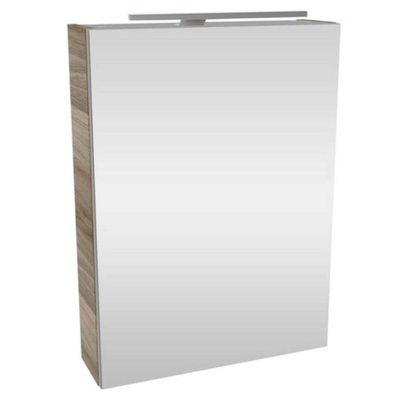 FACKELMANN Spiegelschrank »SBC Gäste Bad«, Steinesche, BxHxT: 50 x 68 x 15,3 cm - grau – Bild 1 von 4