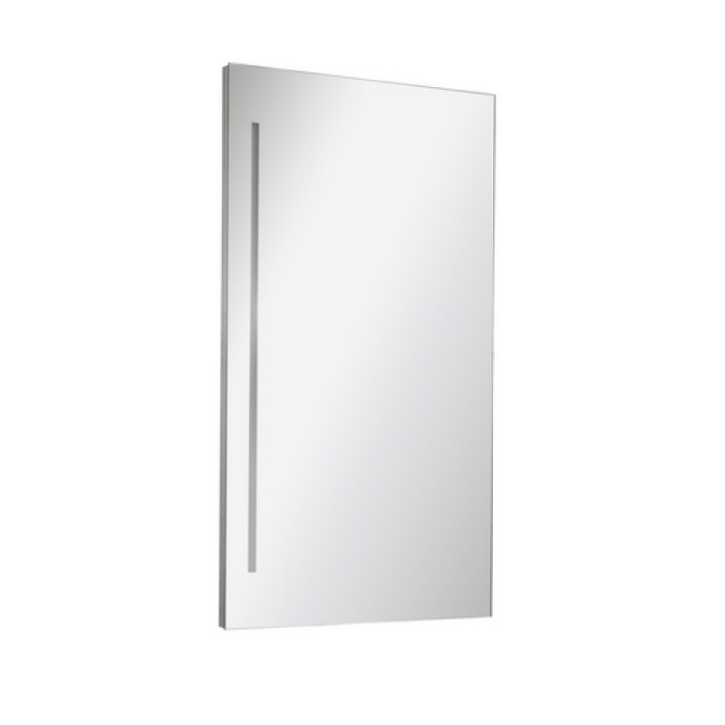 FACKELMANN Spiegelelement »AL 40 LED«, beleuchtet, BxHxT: 42 x 100 x 3,6 cm - grau – Bild 1 von 5