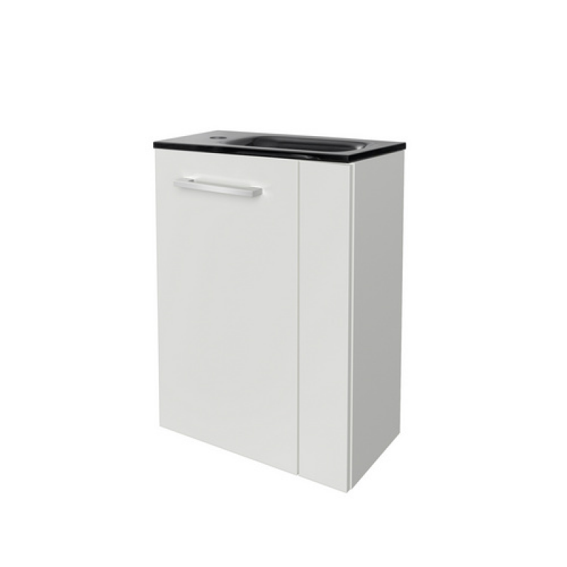 FACKELMANN Waschbeckenunterschrank »SBC Gäste Bad«, links, weiss, BxHxT: 44 x 60 x 24,3 cm – Bild 1 von 5