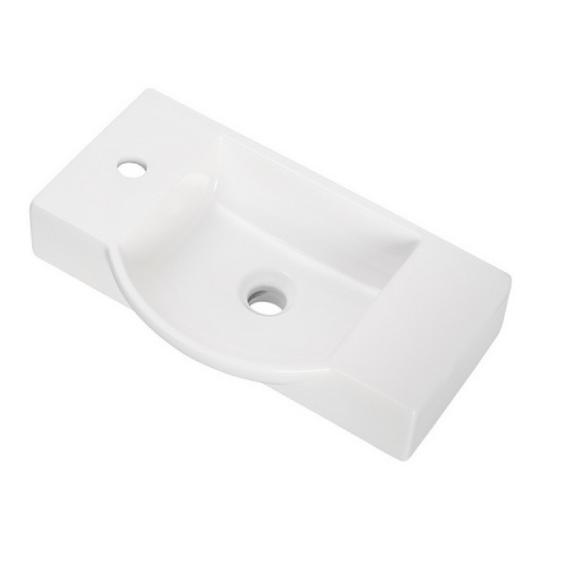 FACKELMANN Waschbecken »SBC Gäste Bad«, BxHxT: 54,5x14,5x31,7 cm - weiss – Bild 1 von 5