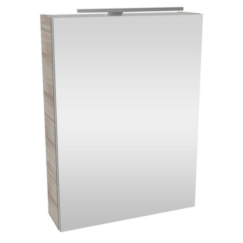FACKELMANN Spiegelschrank »SBC Gäste Bad«, Graueiche, BxHxT: 50 x 68 x 15,3 cm – Bild 1 von 4