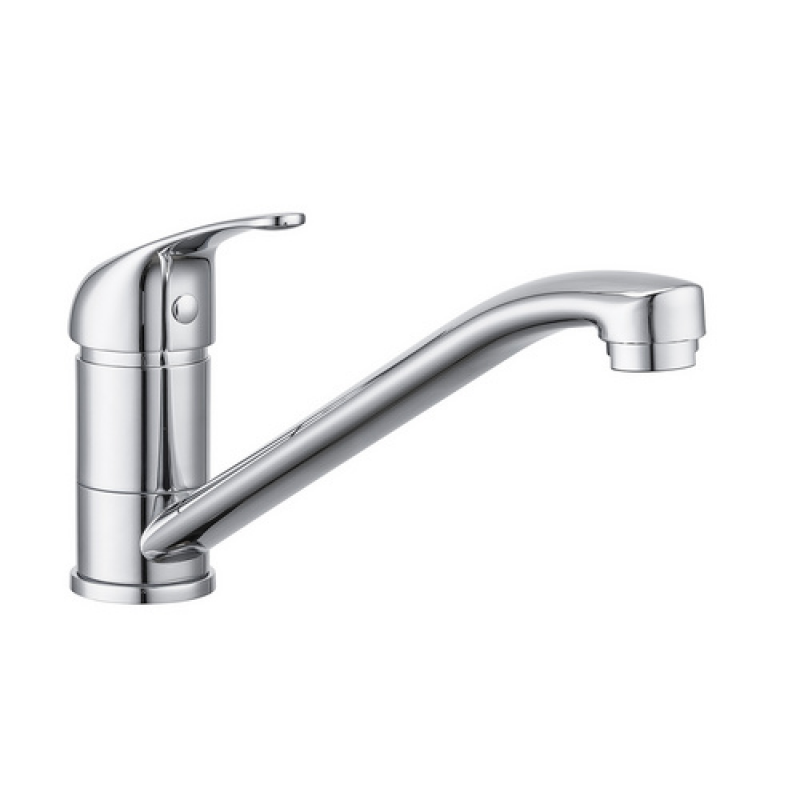 WELLWATER Spültischarmatur »Acireale«, Messing, verchromt - silberfarben