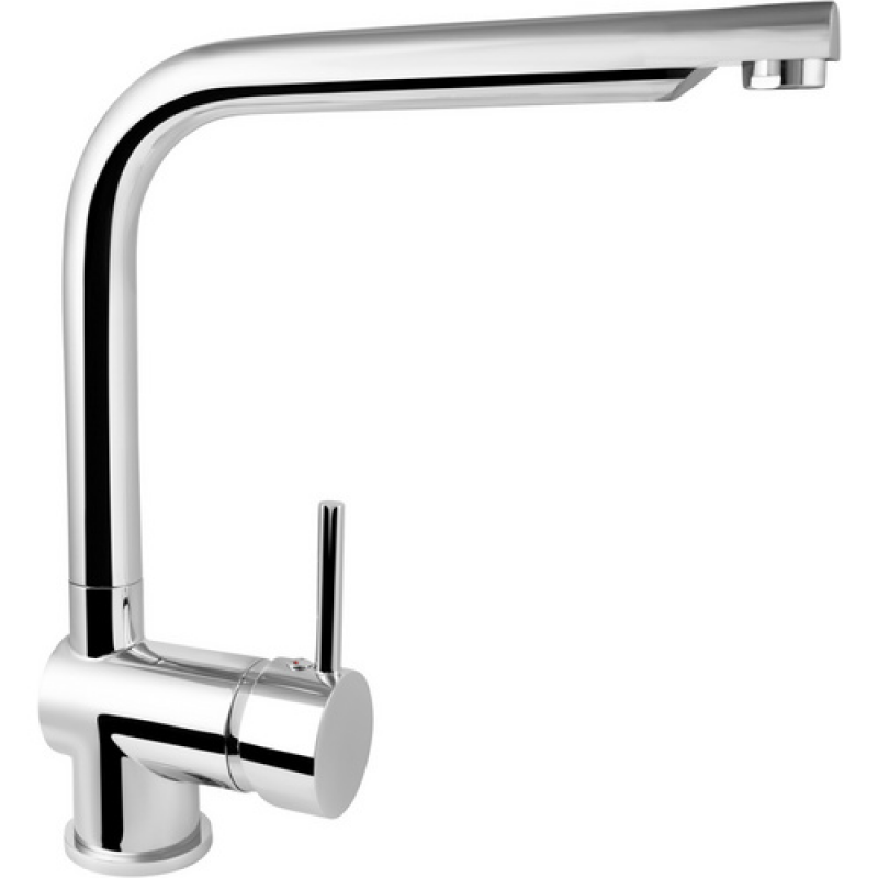 WELLWATER Einhebelmischer, verchromt, 360° schwenkbarer Auslauf - silberfarben
