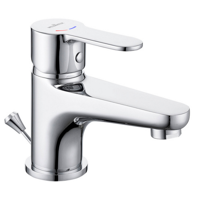WELLWATER Waschtischgarnitur »Terni«, Messing, chrom - silberfarben