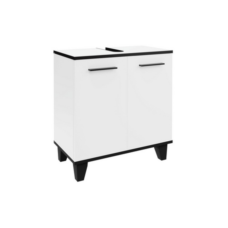 FACKELMANN Waschbeckenunterschrank »TE-A«, Weiss matt, BxHxT: 60,2 x 63,2 x 32 cm – Bild 1 von 5