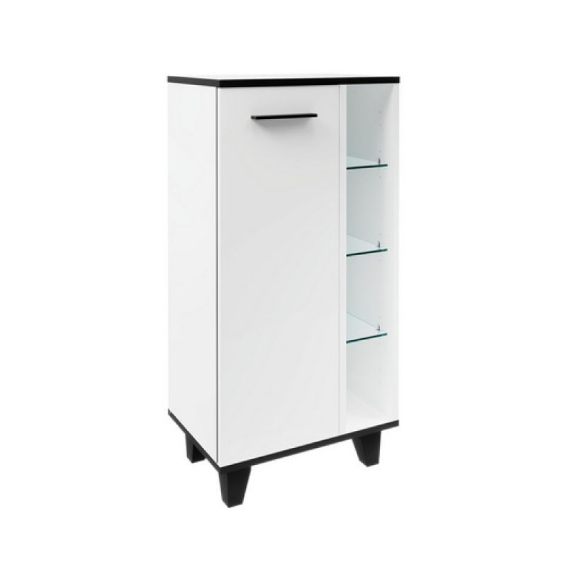 FACKELMANN Midischrank »TE-A«, BxHxT: 47 x 94,2 x 32 cm, Weiss matt – Bild 1 von 5