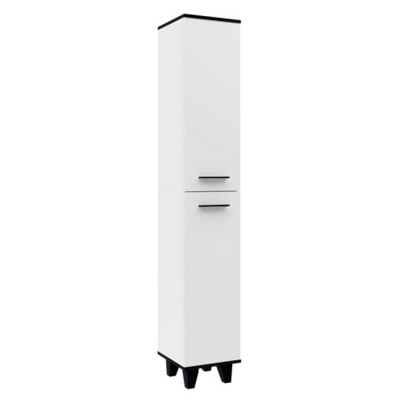 FACKELMANN Hochschrank »TE-A«, BxHxT: 30,2 x 175,2 x 32 cm, Weiss matt – Bild 1 von 5
