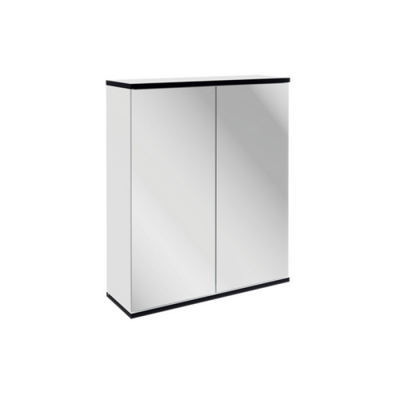FACKELMANN Spiegelschrank »TE-A«, Weiß matt, BxHxT: 60,2 x 71,3 x 20 cm - grau – Bild 1 von 5