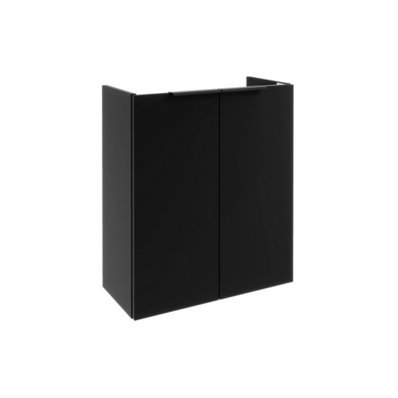 FACKELMANN Waschbeckenunterschrank »SBC Gäste Bad«, Schwarz matt, BxHxT: 52 x 60 x 24,3 cm – Bild 1 von 5