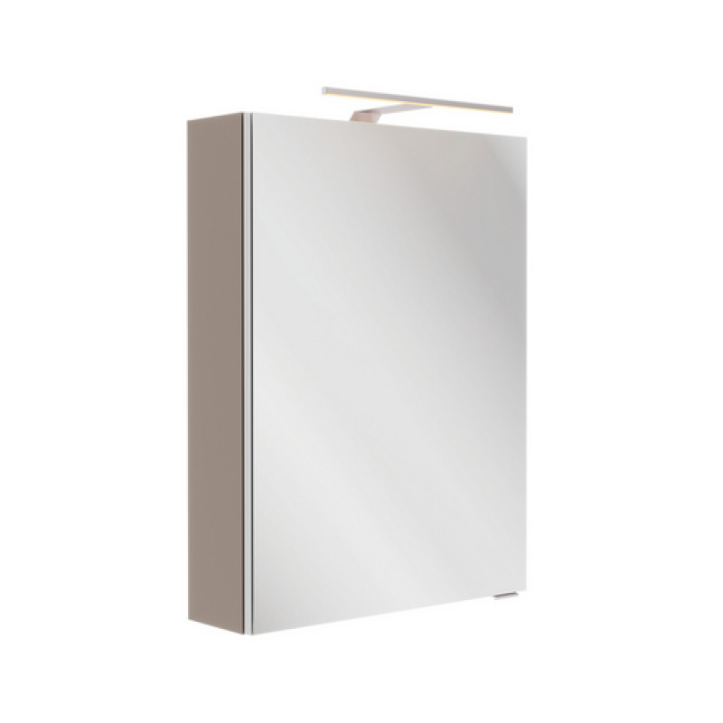 FACKELMANN Spiegelschrank »SBC Gäste Bad«, Cubanit Grau, BxHxT: 50 x 68 x 15,3 cm – Bild 1 von 3