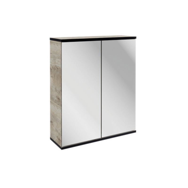 FACKELMANN Spiegelschrank »TE-A«, Nature Oak, BxHxT: 60,2 x 71,3 x 20 cm - grau – Bild 1 von 5