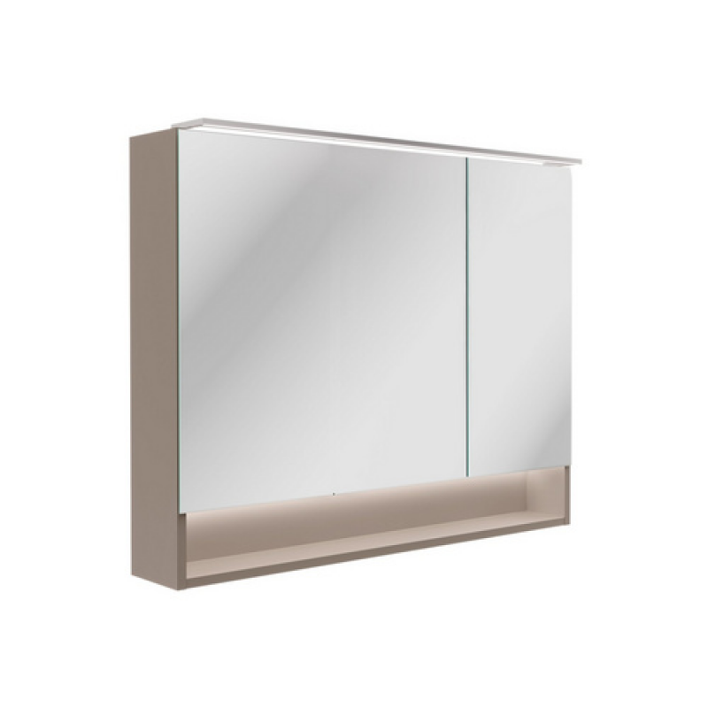 FACKELMANN Spiegelschrank »B.Paris«, Cubanit Grau, BxHxT: 90 x 71,8 x 15,6 cm – Bild 1 von 5