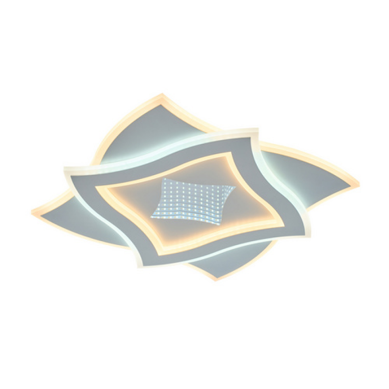 CASAYA LED-Deckenleuchte »Pernilla«, 40 W, 4500 lm, 3D-Effekt, Metall/Kunststoff, weiß - weiss – Bild 1 von 2