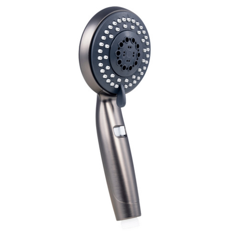 WELLWATER Handbrause »Darkon«, 6 Strahlarten, silberfarben
