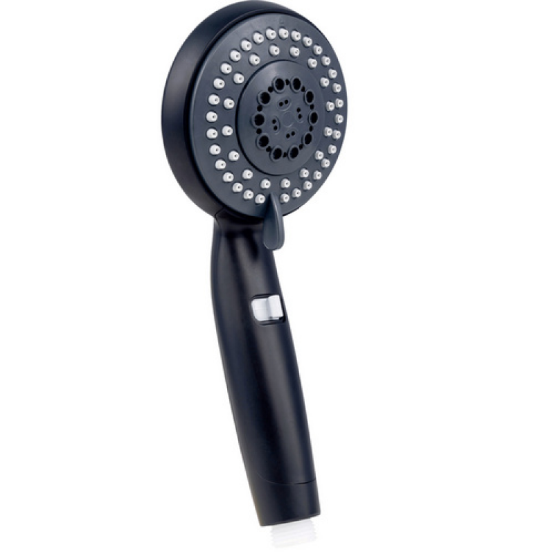 WELLWATER Handbrause »Darkon«, 5 Strahlarten, schwarz