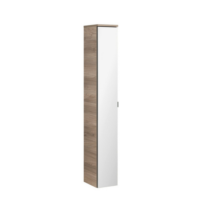 FACKELMANN Hochschrank »LUXOR«, verspiegelt, links, 1 Tür, BxHxT: 202 x 1.396 x 265 mm - braun – Bild 1 von 5