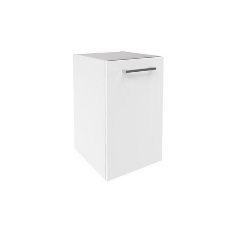 FACKELMANN Waschtischunterschrank »Verona«, Weiß Glanz - Weiß Hochglanz, 1 Tür, links, BxHxT: 35x57,5x39,7 cm - weiss – Bild 1 von 4