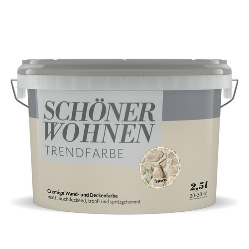 SCHÖNER WOHNEN FARBE Dispersionsfarbe »Trendfarben«, Finca, matt - beige – Bild 1 von 4