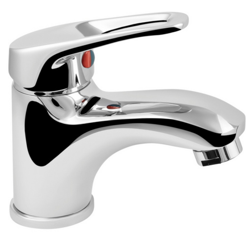 WELLWATER Einhebelmischer, verchromt, Cold-Start Kartusche - silberfarben