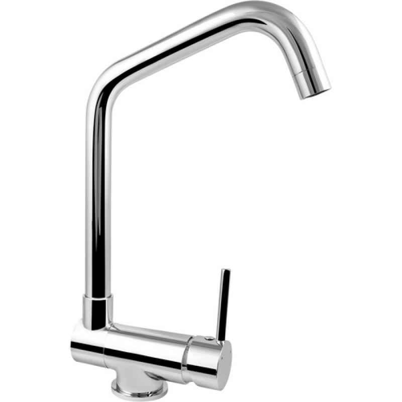 WELLWATER Einhebelmischer, verchromt, komplett umlegbar - silberfarben
