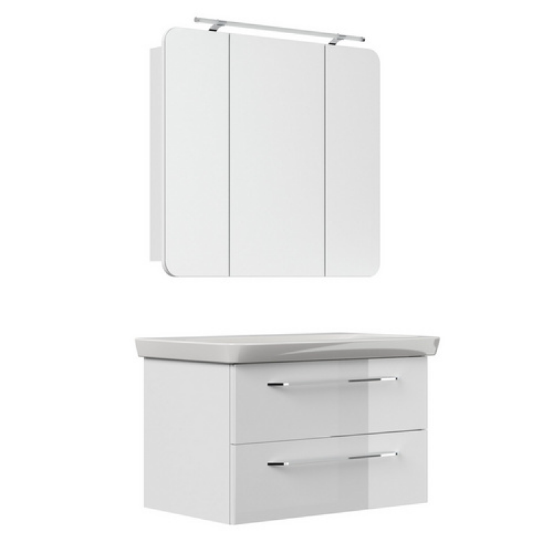 FACKELMANN Waschplatz-Set »MILANO«, 90cm Weiß - weiss – Bild 1 von 2