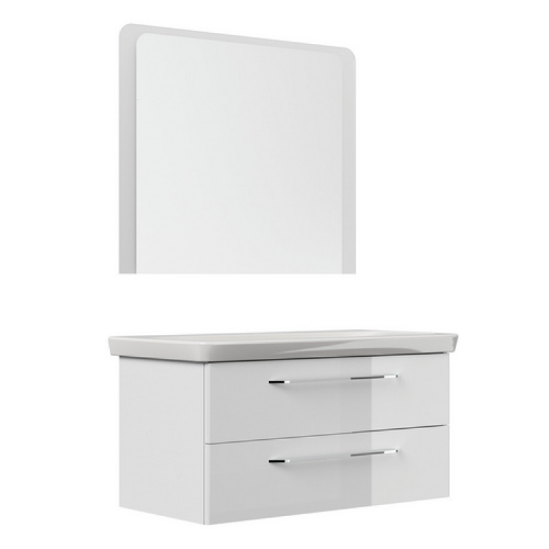 FACKELMANN Waschplatz-Set »MILANO«, 108cm Weiß - weiss – Bild 1 von 2