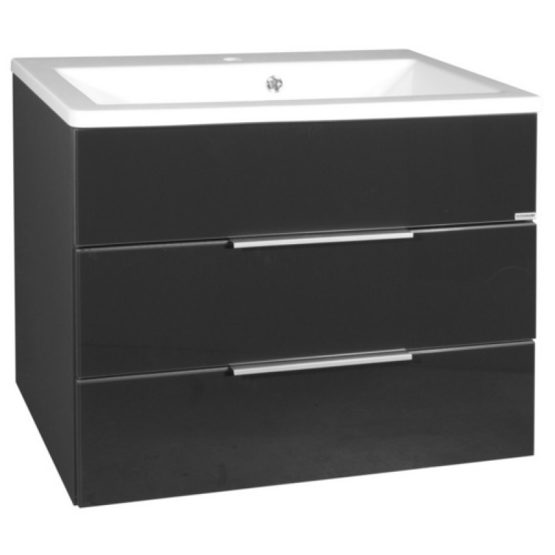FACKELMANN Waschplatz-Set »KARA«, 80cm Anthrazit - grau – Bild 1 von 4