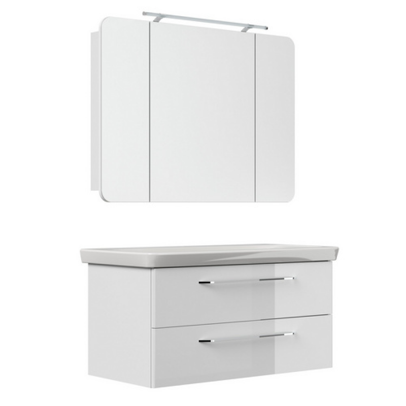 FACKELMANN Waschplatz-Set »MILANO«, 108cm Weiß - weiss – Bild 1 von 2