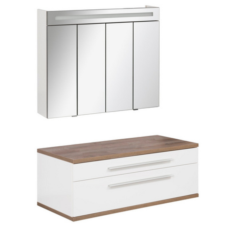 FACKELMANN Waschplatz-Set »STANFORD«, 110cm Weiß - weiss – Bild 1 von 3
