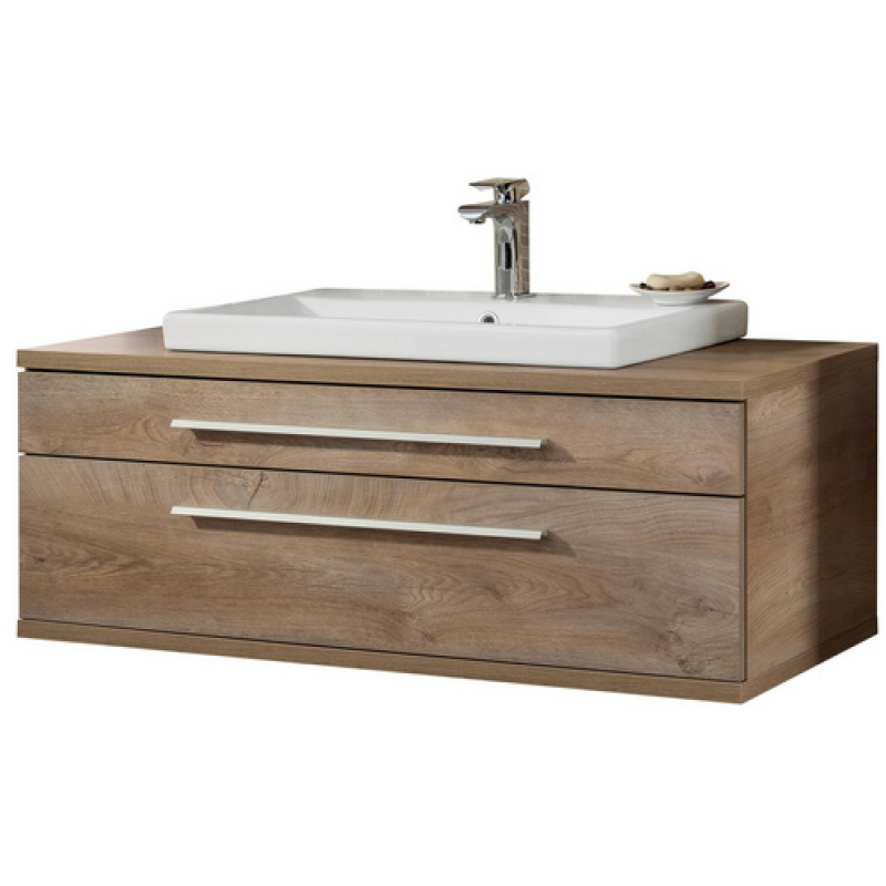 FACKELMANN Waschplatz-Set »STANFORD«, 110cm Nature Oak - braun – Bild 1 von 3