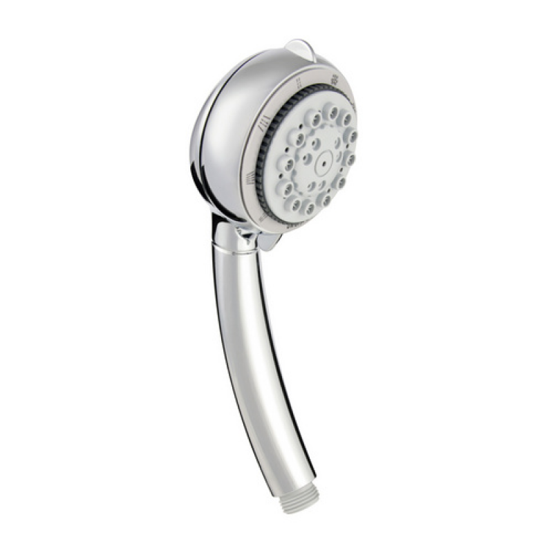 WELLWATER Handbrause » Mandra «, 5 Strahlarten, chromfarben - silberfarben