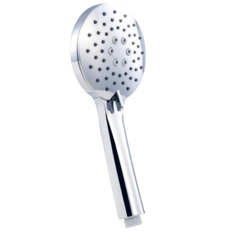 WELLWATER Handbrause »Canola«, 3 Strahlarten, chromfarben - silberfarben