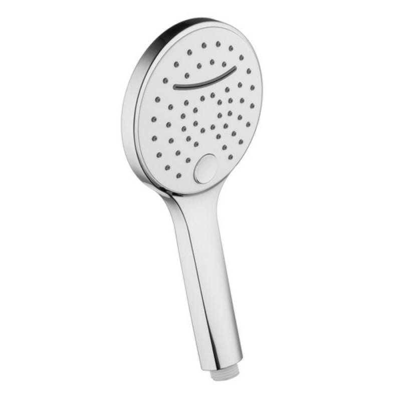 WELLWATER Handbrause »Filosa«, 3 Strahlarten, chromfarben - silberfarben