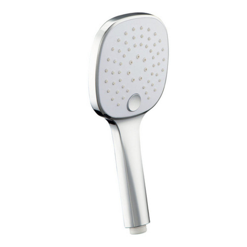 WELLWATER Handbrause » Meloa «, 4 Strahlarten, chromfarben/weiß - silberfarben