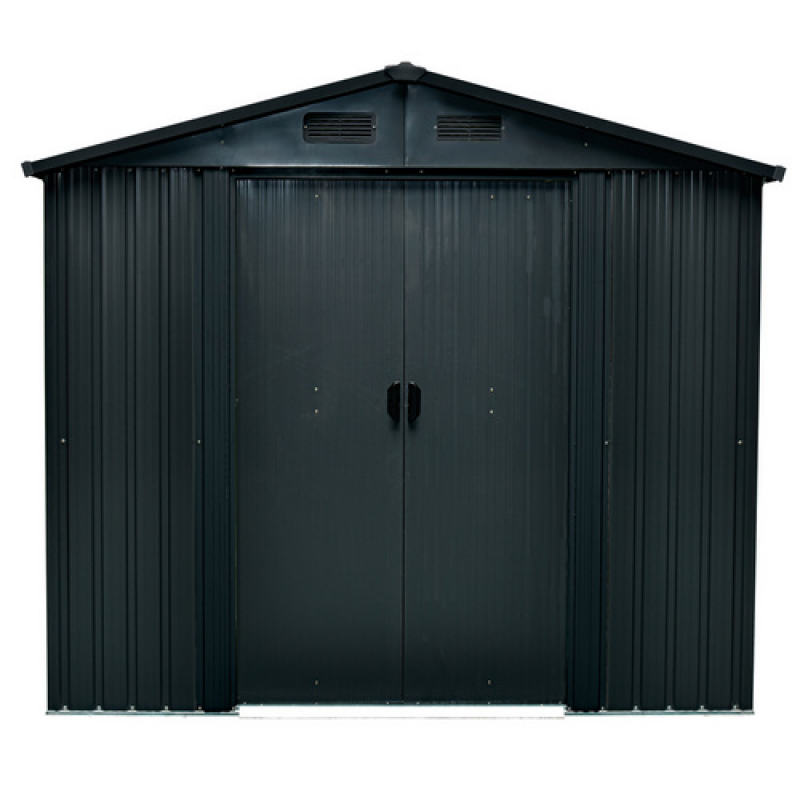 Metallgerätehaus, mit Satteldach, Gr.L, 236 x 174 x 206 cm, anthrazit - grau – Bild 1 von 3