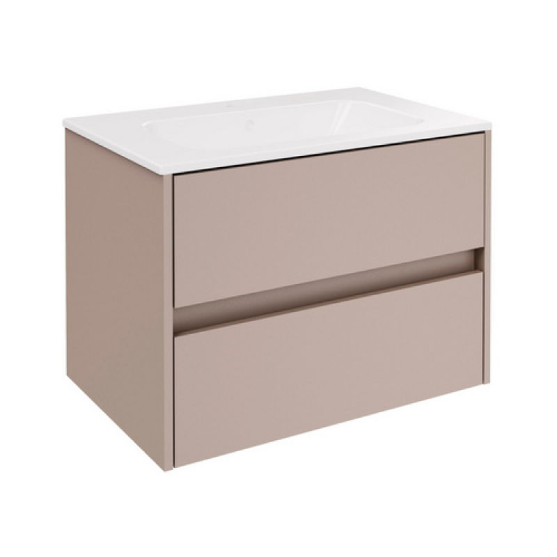 FACKELMANN Waschplatz-Set »Compact Line«, BxHxT: 710 x 515 x 465 mm, Kaschmir grau – Bild 1 von 5