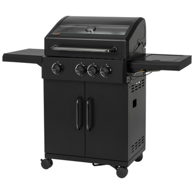 THOR Gasgrill »Minnesota 3«, 3-Brenner, Grillfläche: 63 x 36,3 cm, pulverbeschichtete Oberflächen - schwarz – Bild 1 von 5